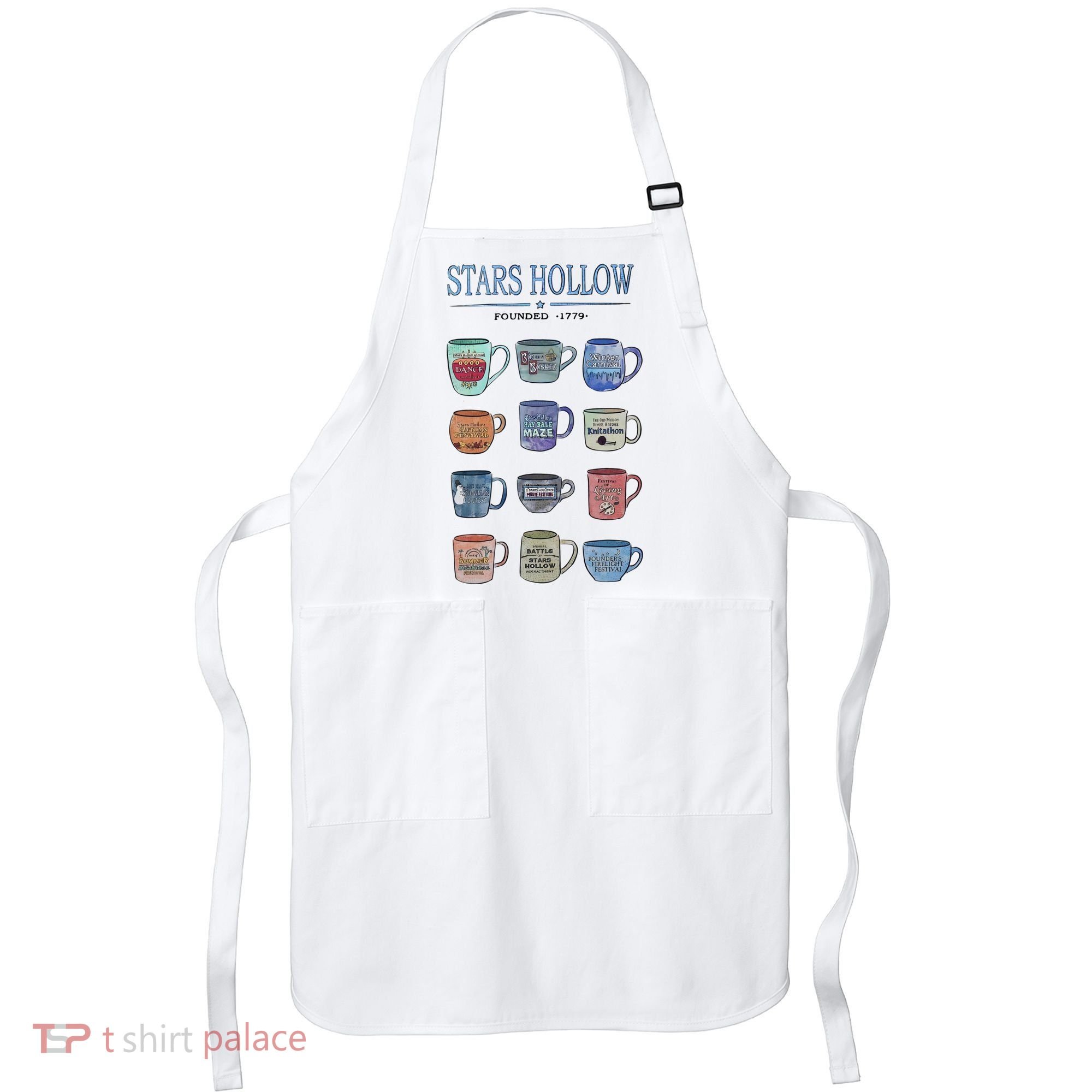 Stars Hollow Pounded 1779 Luke’s Diner Coffee Mug Lover Trending Apron