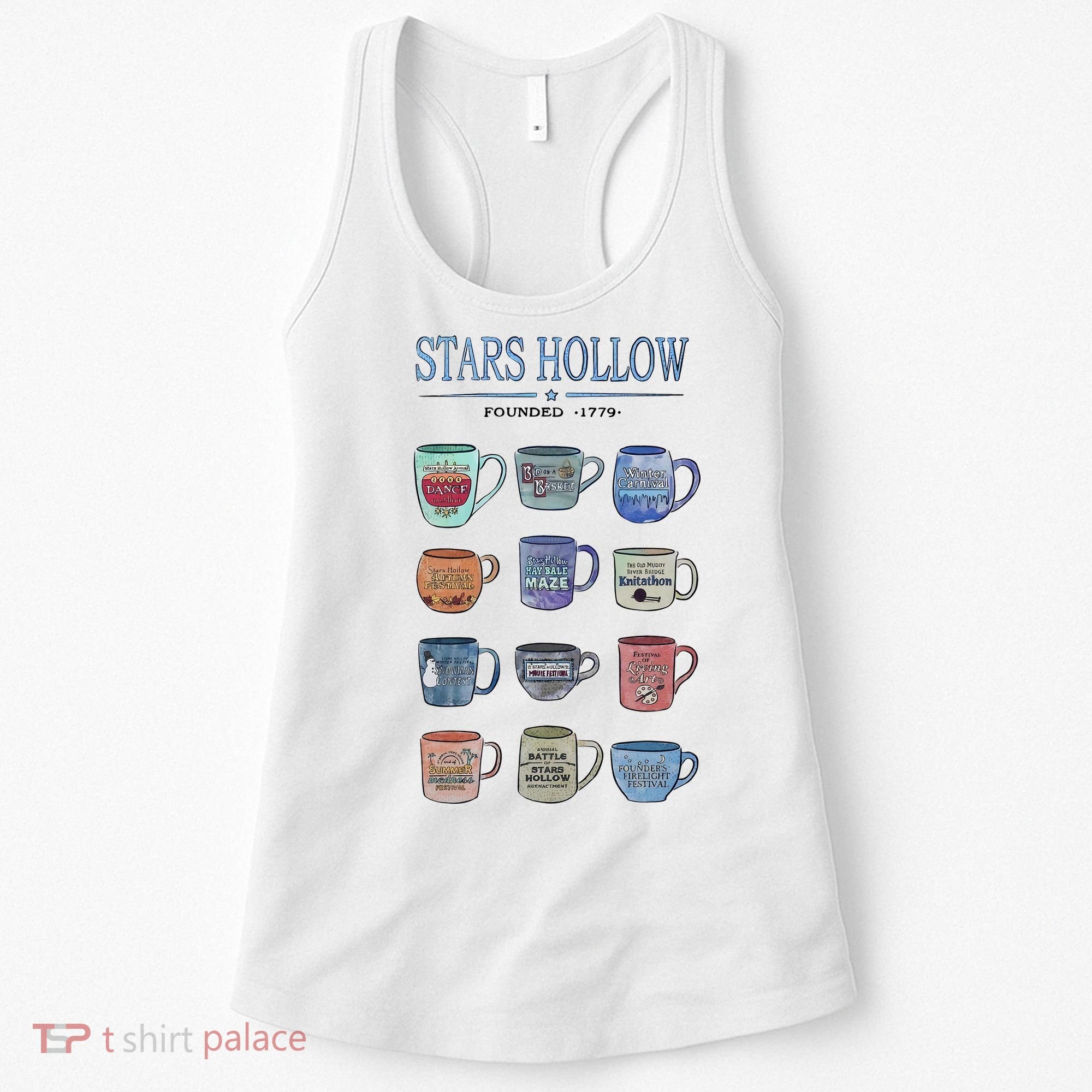 Stars Hollow Pounded 1779 Luke’s Diner Coffee Mug Lover Trending Women's Tank Top