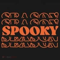 Spooky Halloween Retro Doggie Tank thumb 4