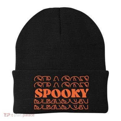 Spooky Halloween Retro Beanie