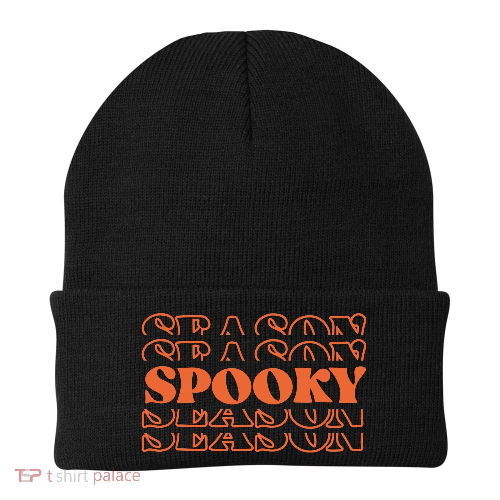 Spooky Halloween Retro Beanie