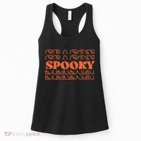 Spooky Halloween Retro Women's Tank Top thumb 0