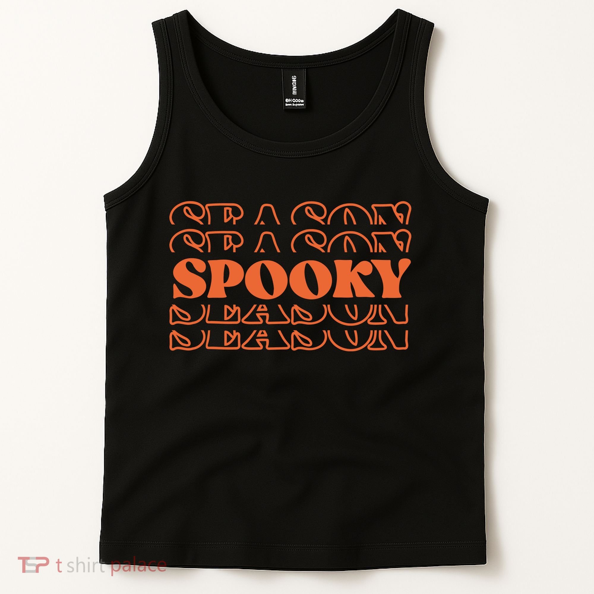 Spooky Halloween Retro Tank Top