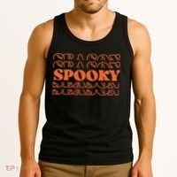 Spooky Halloween Retro Tank Top thumb 3