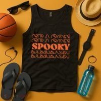 Spooky Halloween Retro Tank Top thumb 4