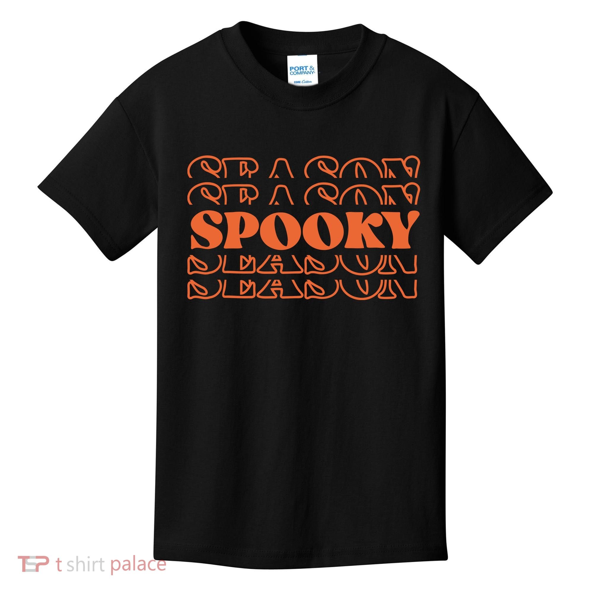Spooky Halloween Retro Kids T-Shirt