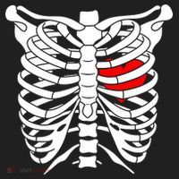 Skeleton Heart Ribcage Halloween Love Costume Idea Beanie thumb 2