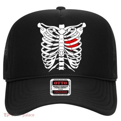 Skeleton Heart Ribcage Halloween Love Costume Idea Hat