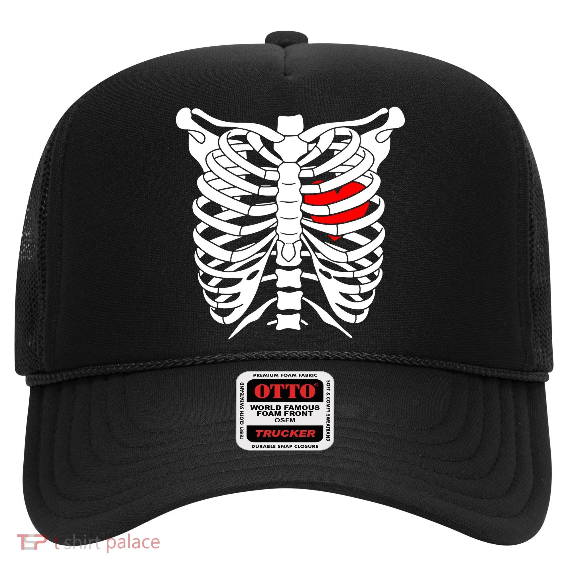 Skeleton Heart Ribcage Halloween Love Costume Idea Hat