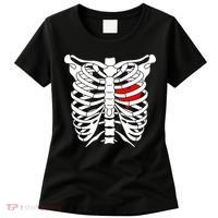 Skeleton Heart Ribcage Halloween Love Costume Idea Women's T-Shirt thumb 0