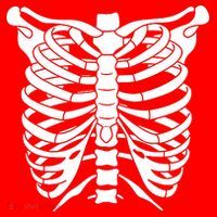 Skeleton Heart Ribcage Halloween Love Costume Idea Santa Hat thumb 1