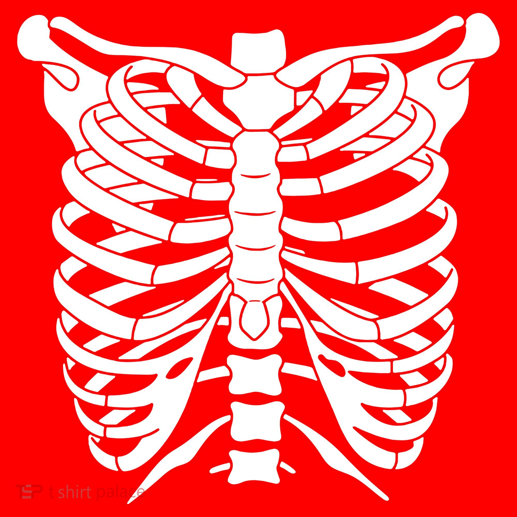 Skeleton Heart Ribcage Halloween Love Costume Idea Santa Hat