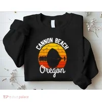 Sunset Haystack Rock Souvenir Cannon Beach Sweatshirt thumb 2