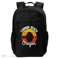 Sunset Haystack Rock Souvenir Cannon Beach Backpack thumb 0