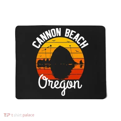 Sunset Haystack Rock Souvenir Cannon Beach Mousepad