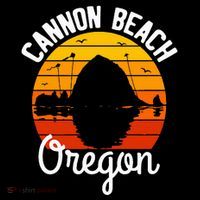 Sunset Haystack Rock Souvenir Cannon Beach Ornament thumb 1