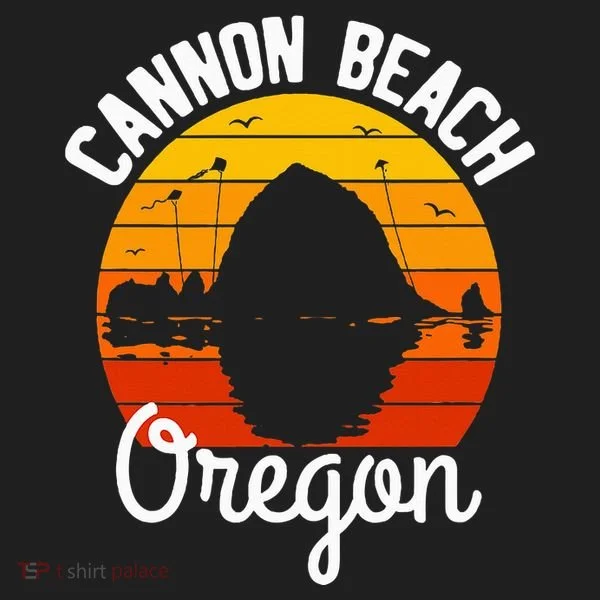 Sunset Haystack Rock Souvenir Cannon Beach Hat