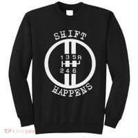 Shift Happens Race Car Fan Manual Transmission 6 Speed Funny Sweatshirt thumb 0
