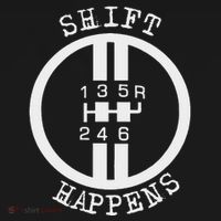 Shift Happens Race Car Fan Manual Transmission 6 Speed Funny Women's Tank Top thumb 5