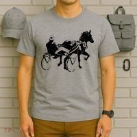 Sports Horse Race Harness Racing T-Shirt thumb 6