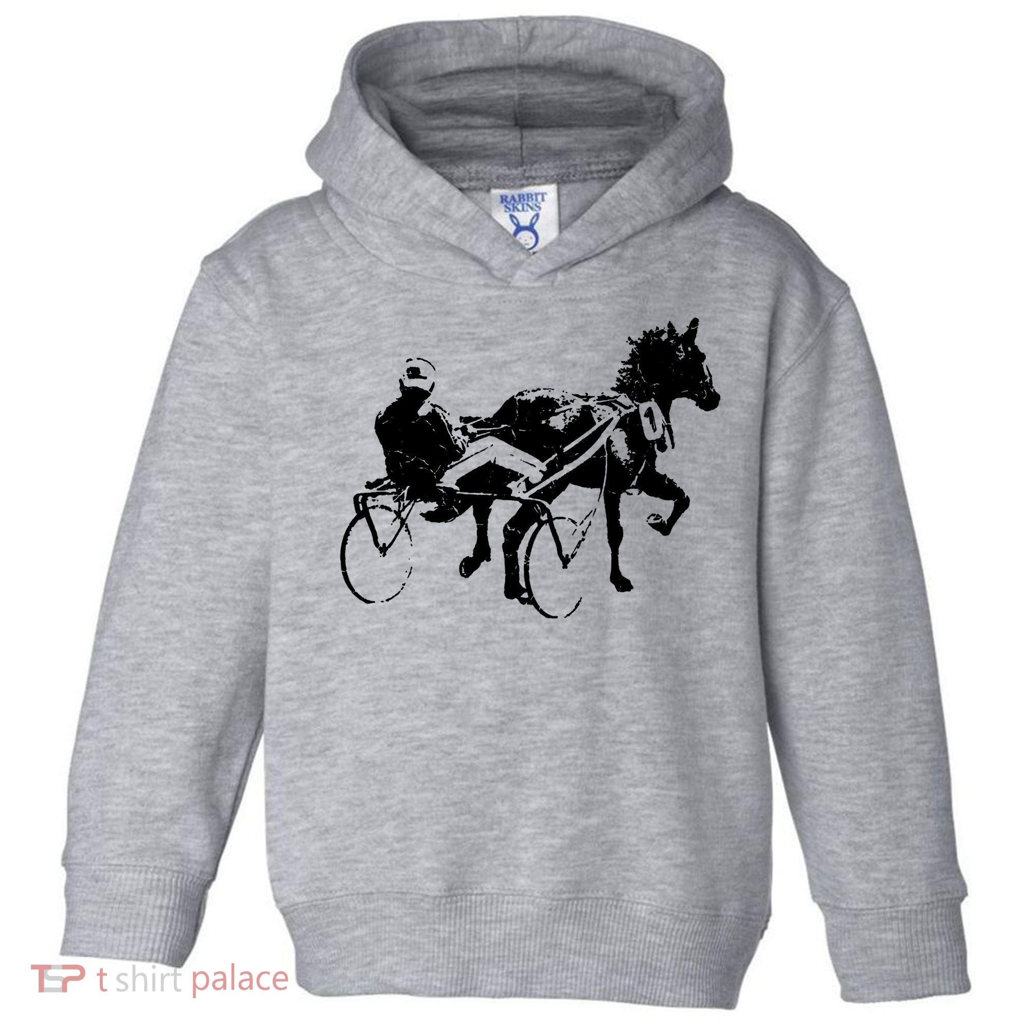 Sports Horse Race Harness Racing Toddler Hoodie