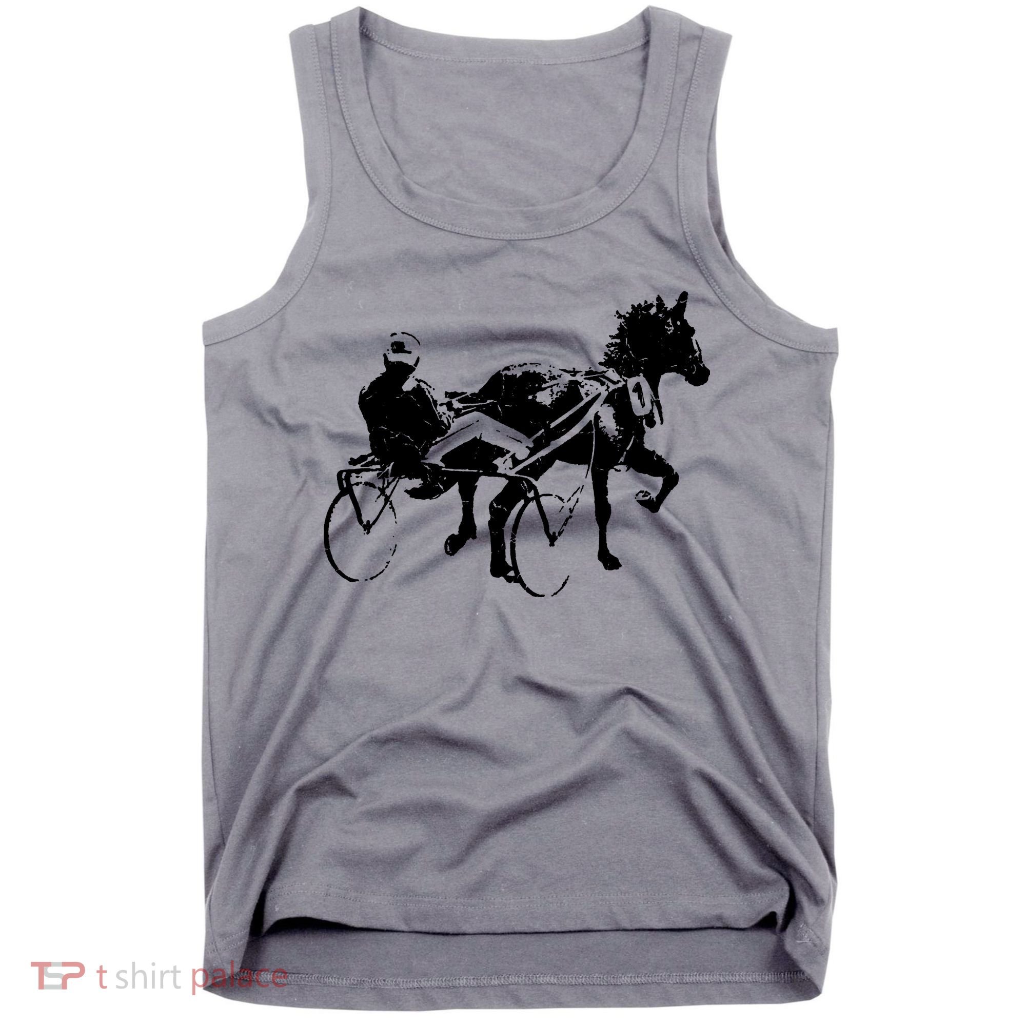 Sports Horse Race Harness Racing Tank Top