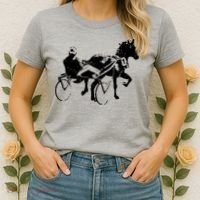 Sports Horse Race Harness Racing Women's T-Shirt thumb 2