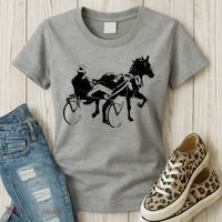 Sports Horse Race Harness Racing Women's T-Shirt thumb 3