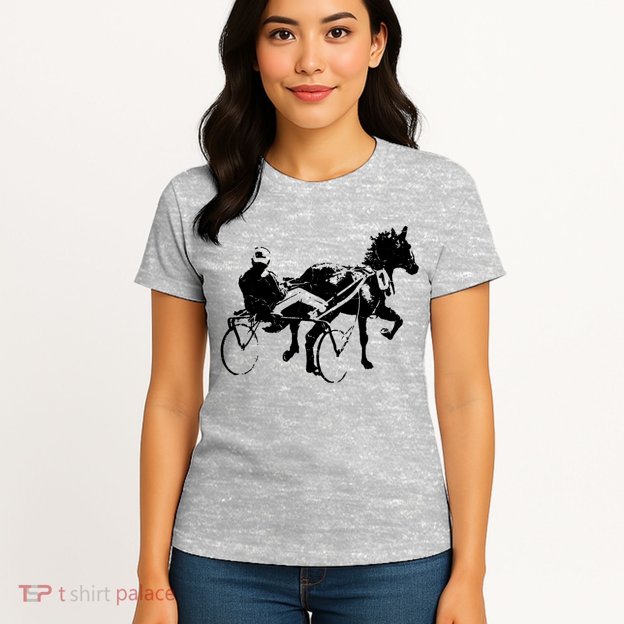 Sports Horse Race Harness Racing Women's T-Shirt