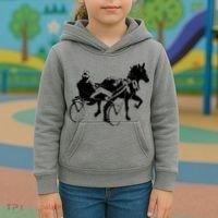 Sports Horse Race Harness Racing Kids Hoodie thumb 3