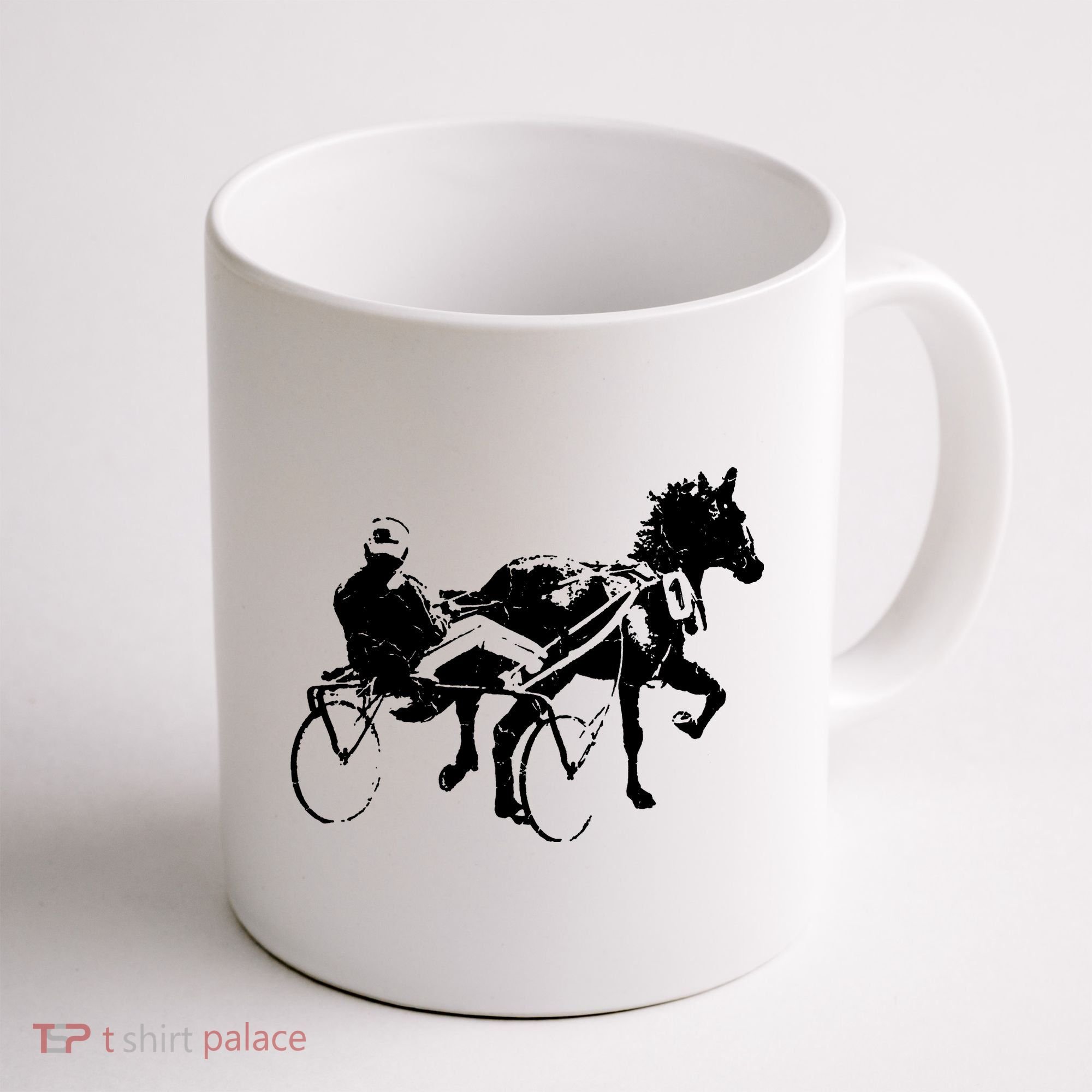 Sports Horse Race Harness Racing Coffee Mug
