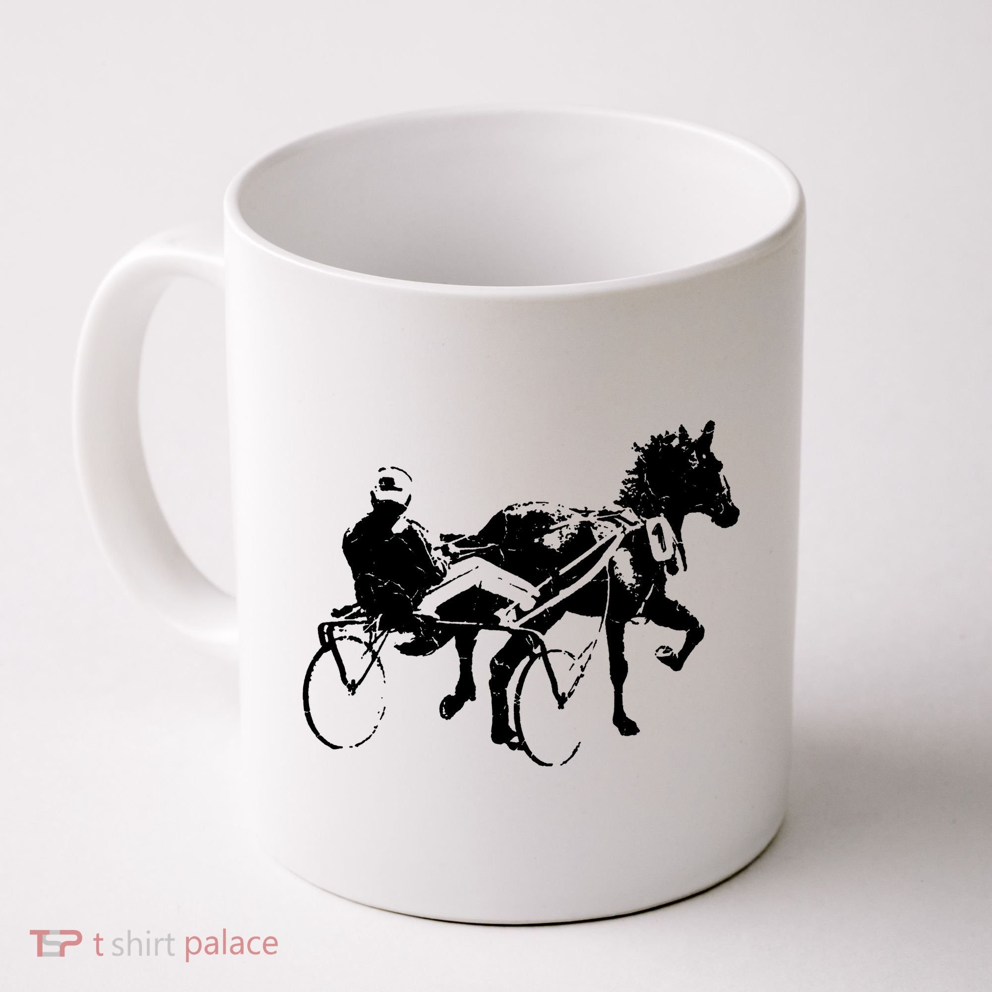 Sports Horse Race Harness Racing Coffee Mug