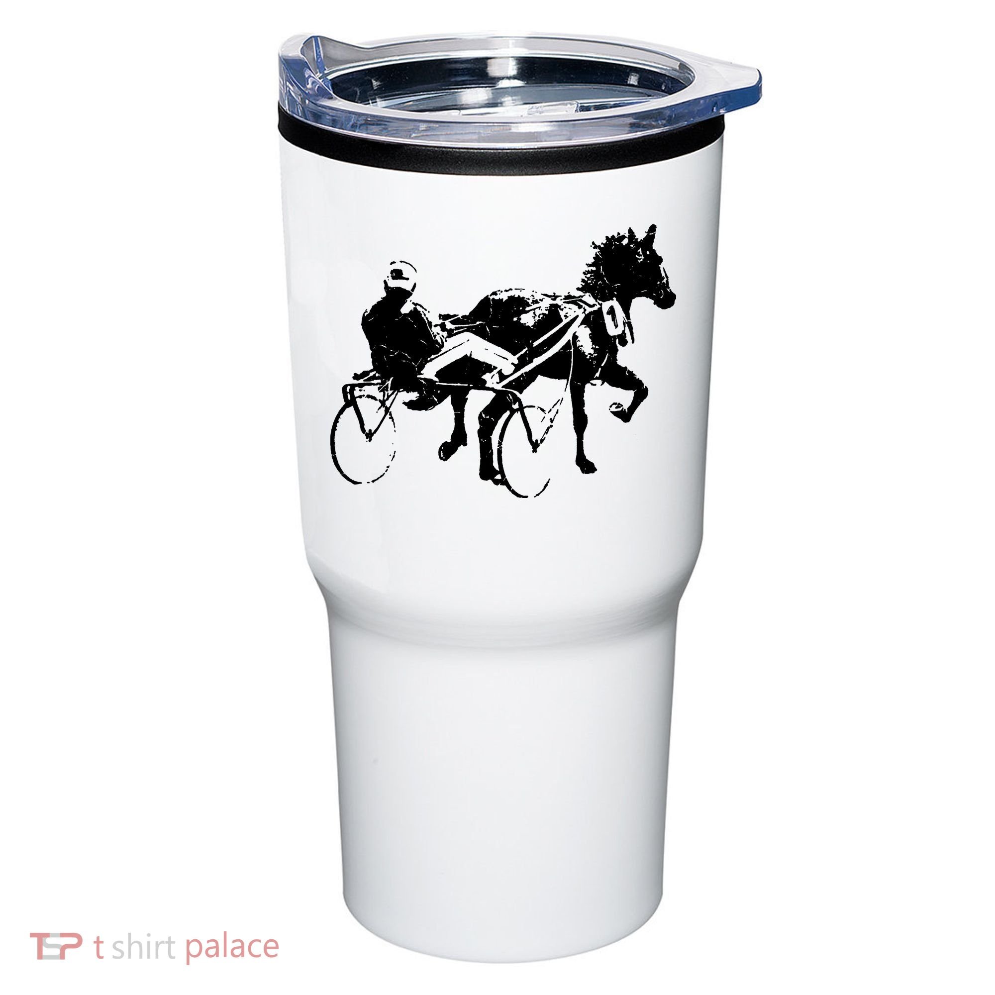Sports Horse Race Harness Racing Tumbler
