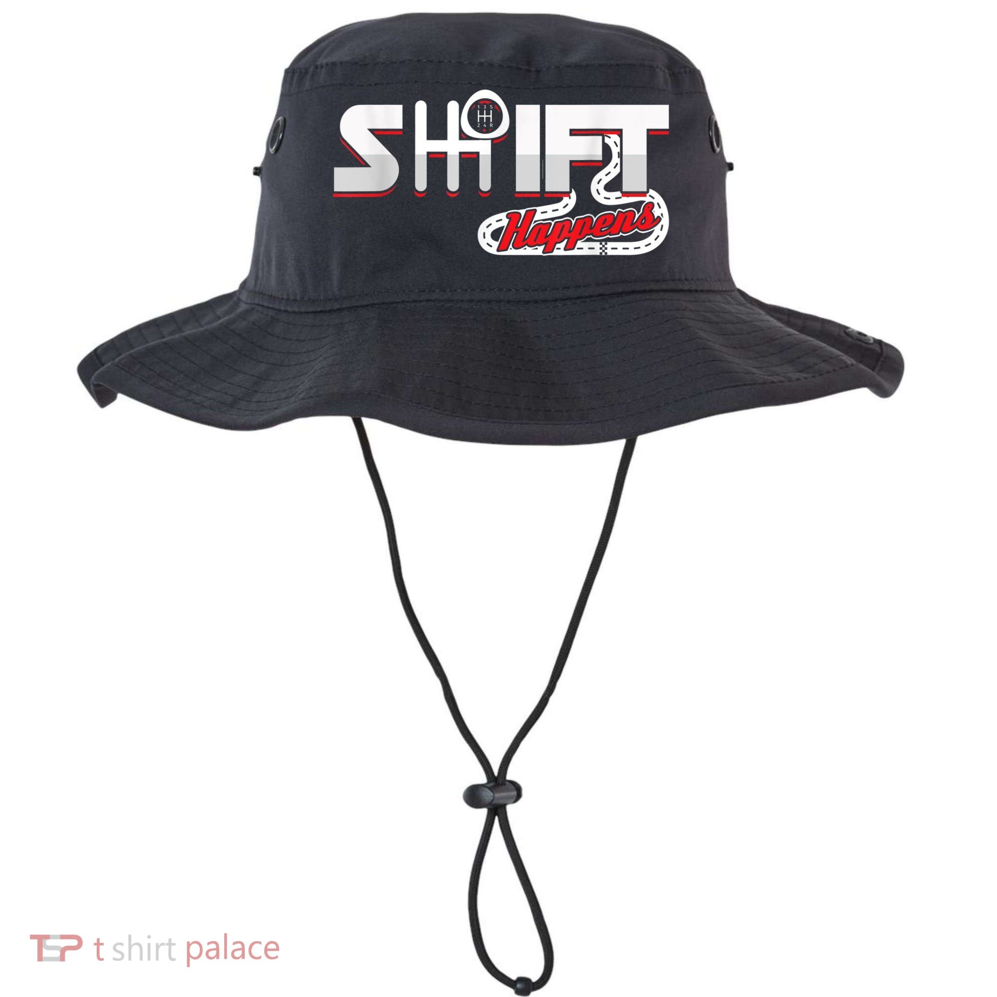 Shift Happens Race Racing Car Manual Mechanic Sportcar Bucket Hat