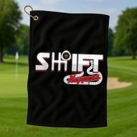 Shift Happens Race Racing Car Manual Mechanic Sportcar Golf Towel thumb 1