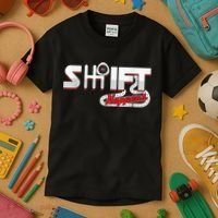 Shift Happens Race Racing Car Manual Mechanic Sportcar Kids T-Shirt thumb 3