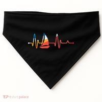 Sailing Heartbeat Retro Sailor USA-Made Doggie Bandana thumb 0