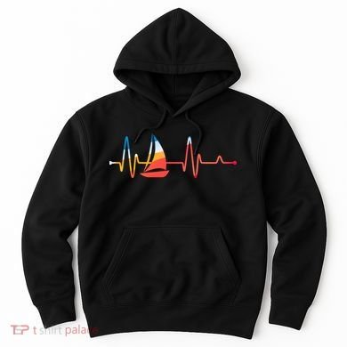 Sailing Heartbeat Retro Sailor Hoodie