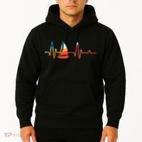 Sailing Heartbeat Retro Sailor Hoodie thumb 2