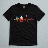 Sailing Heartbeat Retro Sailor T-Shirt thumb 5