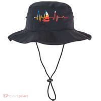 Sailing Heartbeat Retro Sailor Bucket Hat thumb 0