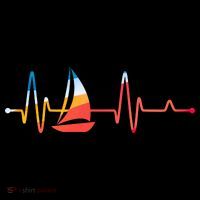 Sailing Heartbeat Retro Sailor Mousepad thumb 1