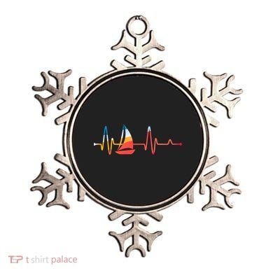Sailing Heartbeat Retro Sailor Ornament