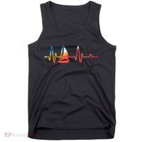 Sailing Heartbeat Retro Sailor Tank Top thumb 0