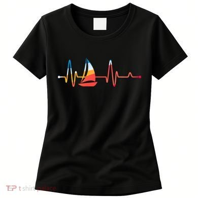 Sailing Heartbeat Retro Sailor Women's T-Shirt