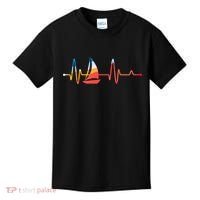 Sailing Heartbeat Retro Sailor Kids T-Shirt thumb 0