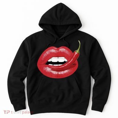 Sexy Hot Red Chili Pepper Lips Hoodie