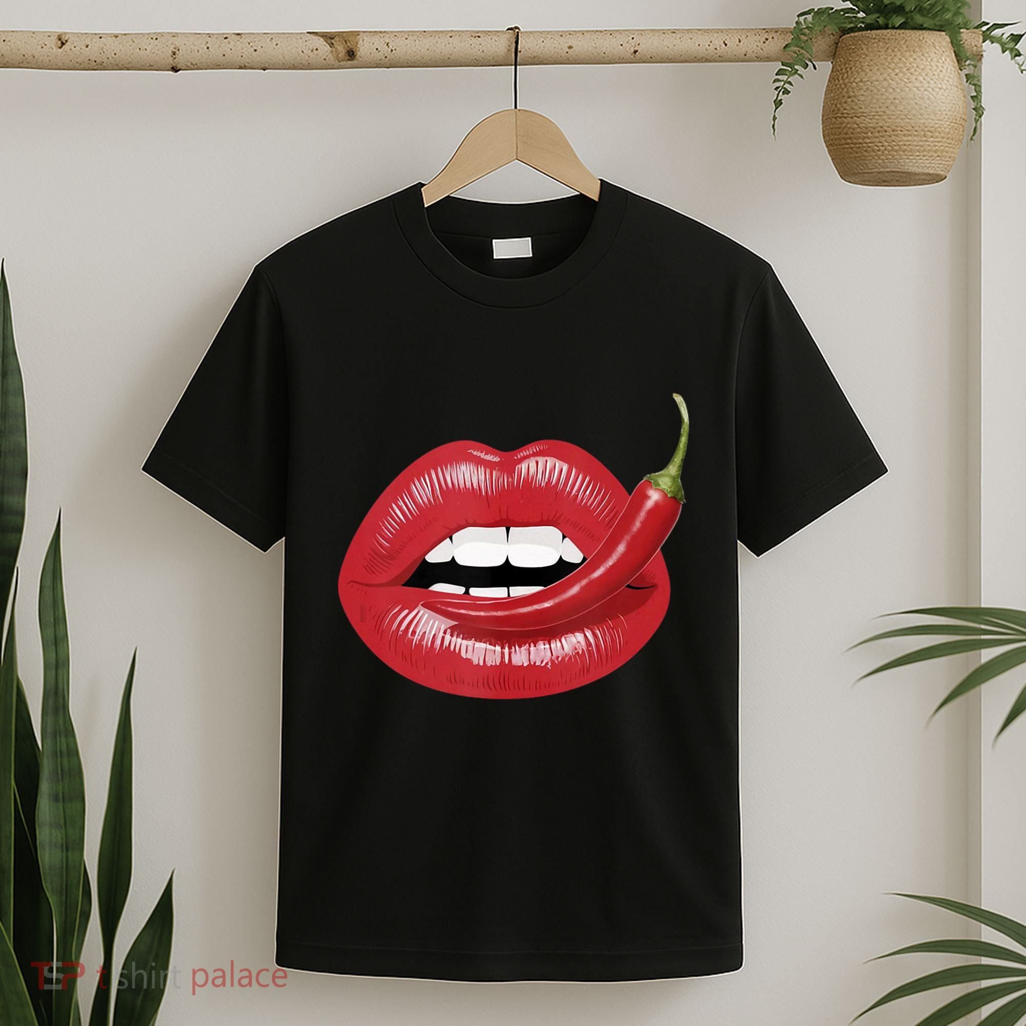 Sexy Hot Red Chili Pepper Lips T-Shirt