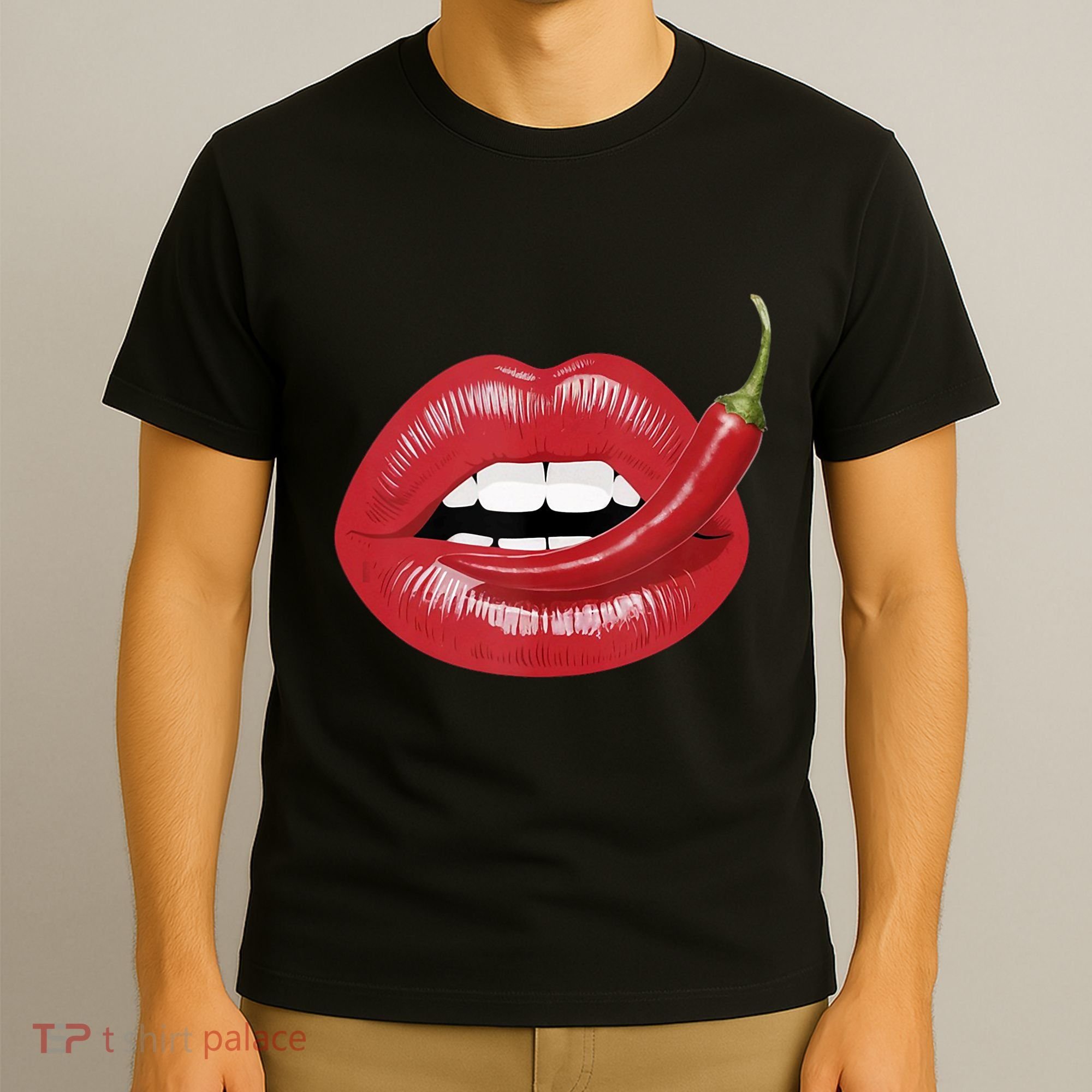 Sexy Hot Red Chili Pepper Lips T-Shirt