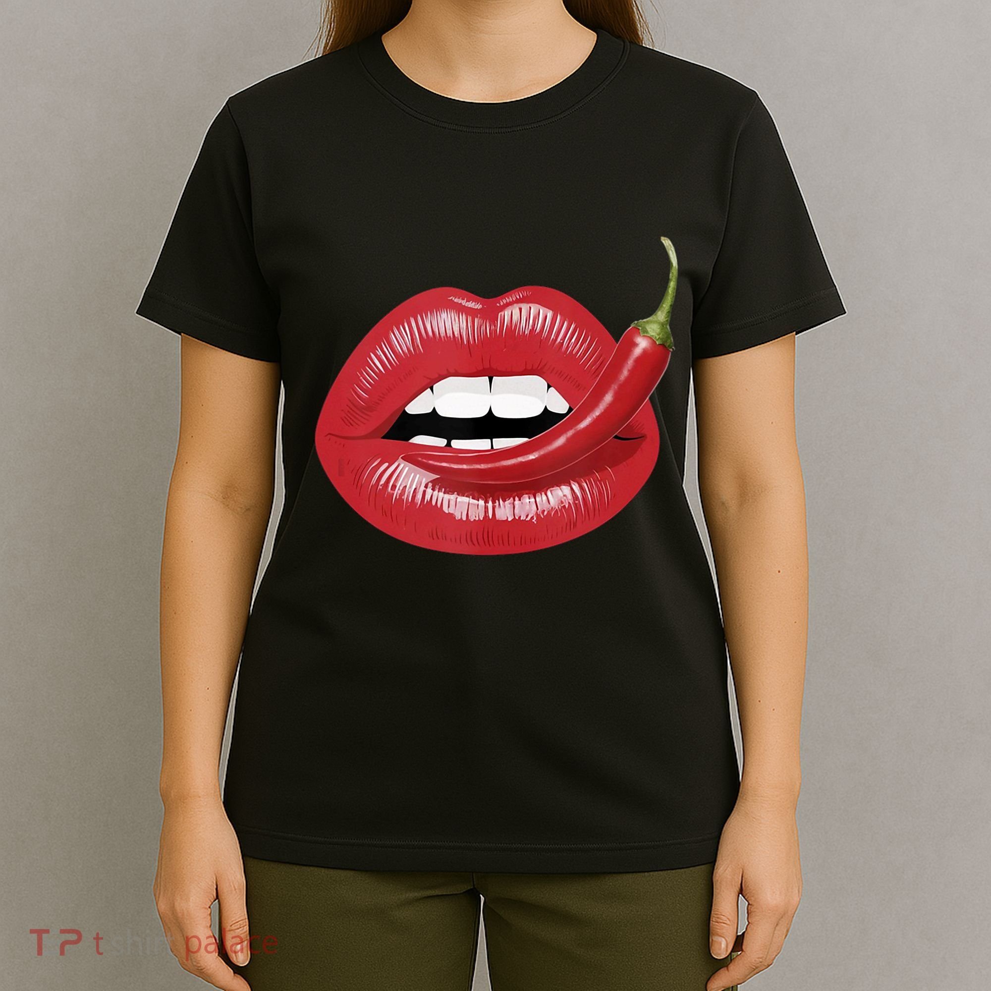 Sexy Hot Red Chili Pepper Lips T-Shirt
